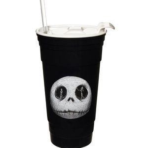 Nightmare before Christmas tumbler with straw